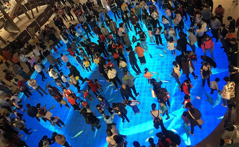 LED floor screen display